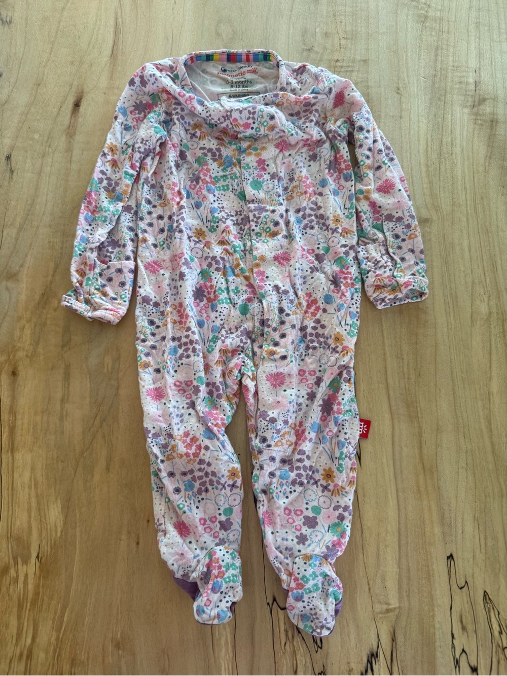 Magnetic Me Isla Floral Print Footed One-Piece